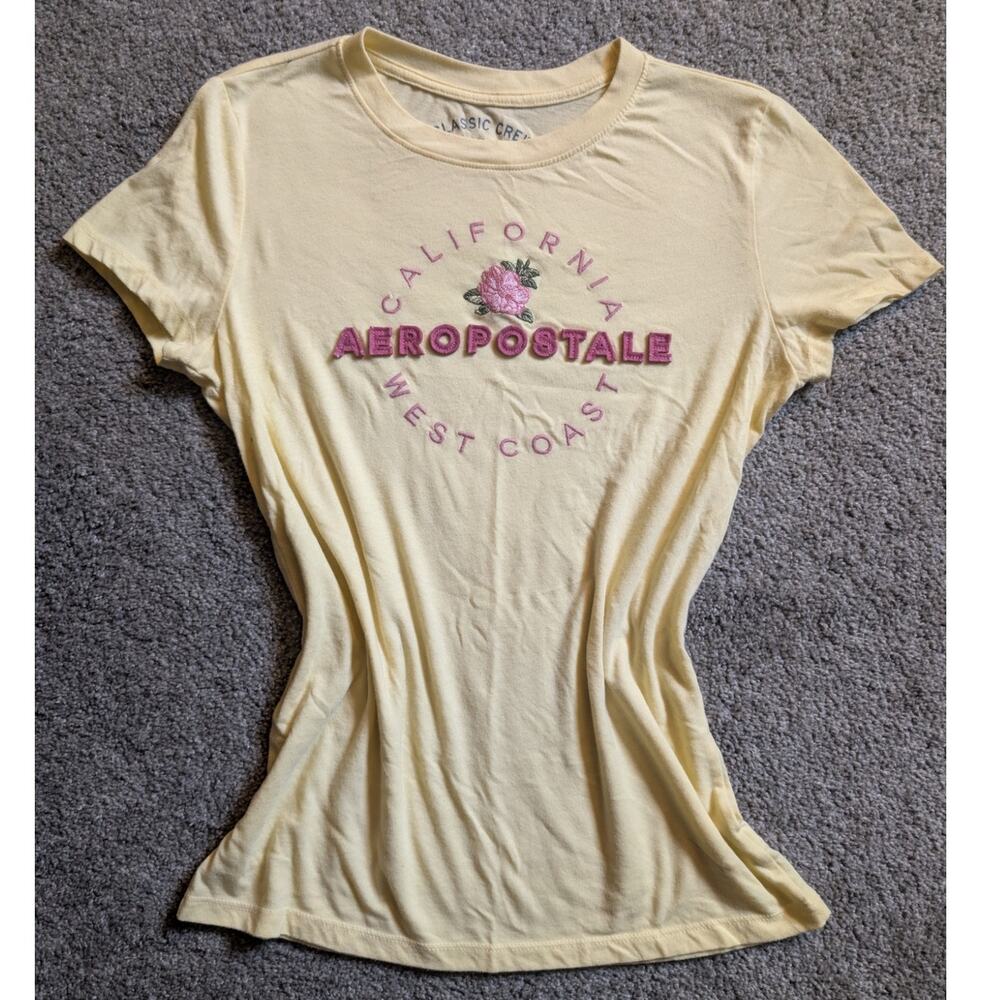 Aeropostale Floral Graphic Tee Size Large